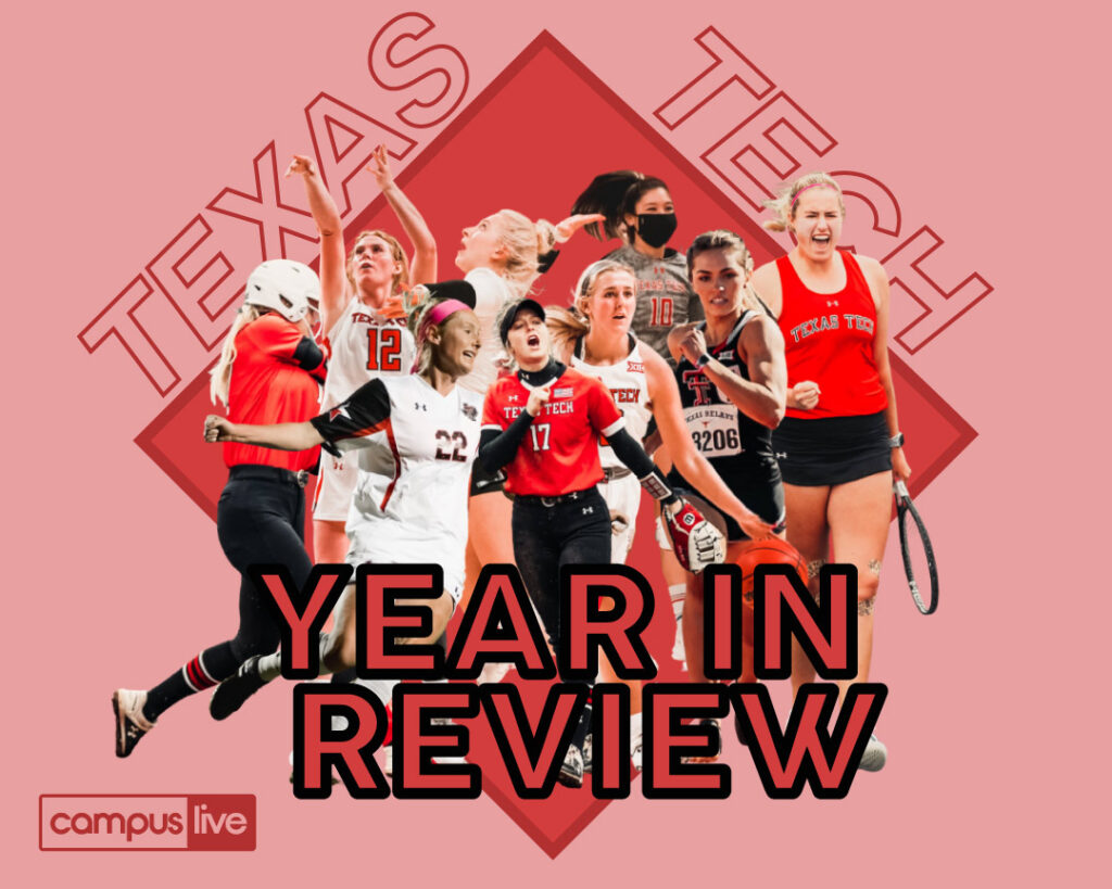 graphic of multiple women's sports at Texas Tech