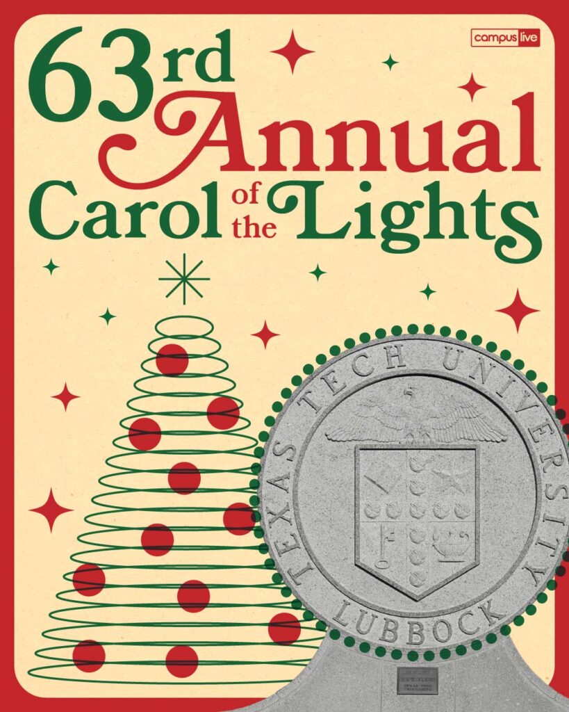 graphic flyer of the 63rd Carol of the Lights